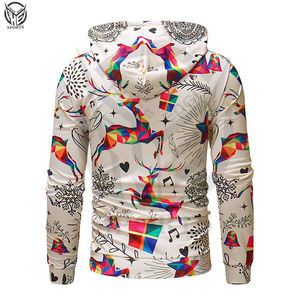 100% coton Polyester polaire hommes à capuche Style Sublimation Hoodie pour adultes hommes à vendre à bas prix 2025 - Product Image 2