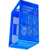 Caisses à viande en plastique de qualité supérieure DPK19, assiettes et bols 40x60x30cm, usage industriel, stockage et service pratiques, fabriqué en Turquie