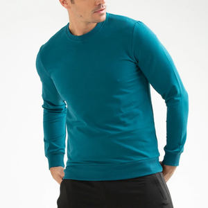 Vente en gros de sweatshirts unis unis avec logo personnalisé grande taille pour hommes vêtements de sport surdimensionnés de haute qualité 100% sweatshirts en coton - Product Image 2
