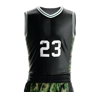 Vente en gros Ensemble de maillots de basket-ball imprimés par sublimation de haute qualité uniformes de basket-ball personnalisés pour hommes avec qualité fabriquée - Product Image 4