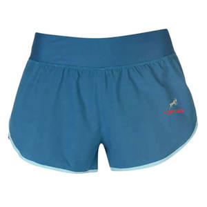 Short de course sans couture taille haute pour femmes Doublure en maille confortable de haute qualité Design respirant bleu à vendre - Product Image 1