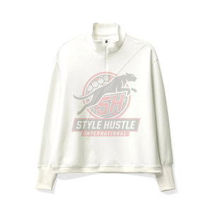 Nuevo Diseño Sudaderas con Media Cremallera para Mujer, Ropa Casual, Sudaderas con Media Cremallera para Otoño e Invierno - Product Image 4