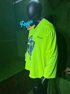 Camiseta de Hockey sobre Hielo de Manga Larga Unisex de Alta Calidad OEM, Nombre del Equipo Personalizado Impreso, Camisetas Deportivas - Product Image 3