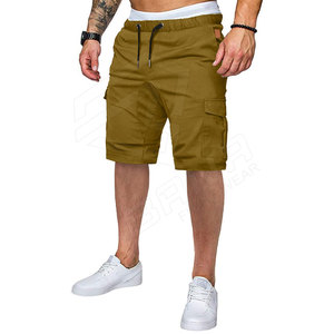Pantalones Cortos Cargo de Pana para Hombre, Color Sólido, con Logotipo Personalizado, 100% Algodón, Resistentes al Viento, Estilo Urbano - Product Image 2
