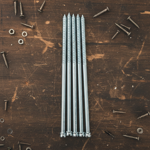 Tornillos para Madera de Doble Punta, Métricos y en Pulgadas, Cabeza Ranurada, Clase 4.8 6.8, Acero al Carbono Zincado, Estándar DIN, Marca PDC - Product Image 1