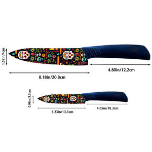 Nuevo Juego de Cuchillos de Cocina Profesionales de 5 Piezas, Cuchillo de Chef de Alta Calidad con Hoja de Cerámica, Ambidiestro, de Plástico, para Uso Doméstico, de Fábrica - Product Image 2