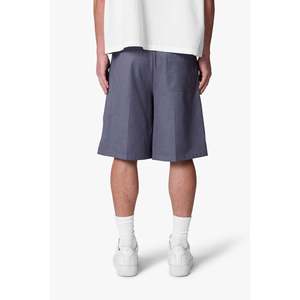 Shorts épais et grands shorts plissés personnalisés OEM vrac haut de gamme de haute qualité pour hommes shorts baggy Fit polyester coton fournisseur de gros - Product Image 3