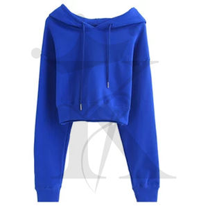 เสื้อฮู้ดดี้โอเวอร์ไซส์สำหรับผู้หญิง ใส่ได้ทั้งฤดูหนาวและฤดูร้อน ระบายอากาศได้ดี ไซส์พลัส ผ้าฟลีซย้อมสีพื้น รับผลิตตามสั่ง ขายส่ง - Product Image 5