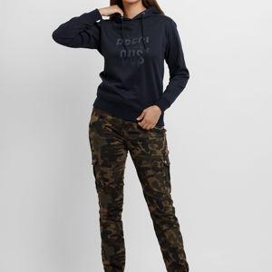 Top vente 2025 personnalisé femmes couleur noire fabrique sweat à capuche nouveau sweat à capuche Premium avec design de logo personnalisé élégant - Product Image 6