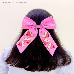 Arco de cola de cocodrilo hecho a mano de San Valentín, aspecto relajante de moda, arco de cuentas hecho a mano indio, tendencia 2025, nueva colección - Product Image 3