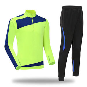 Customized Men's Training Sets Benefit Running Fitness Clothing in Soccer Sport 100% Breathable Cotton Polyester <b>Fabric</b> - Product Image 4