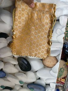 กระเป๋า Potli ของขวัญงานแต่งงานของขวัญ Mehendi ของขวัญแต่งงานสำหรับแขกผู้เข้าพักกระเป๋าหวานกระเป๋าของขวัญ - Product Image 4