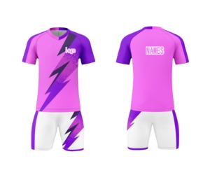 Uniformes de Fútbol Personalizados al por Mayor de Secado Rápido 100% Poliéster para Adultos, Nueva Temporada, Camisetas de Fútbol con Protección UV - Product Image 4