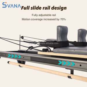 Lit de Pilates Reformer en alliage d'aluminium durable personnalisé avec des fonctionnalités réglables pour une utilisation professionnelle en studio de Pilates et pour la santé - Product Image 3