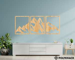 Meilleur choix de tenture murale en bois faite à la main avec un design en macramé, pièce décorative artistique Boho pour un intérieur de maison élégant et moderne - Product Image 1