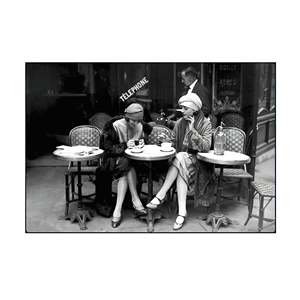 Impresión de naturaleza muerta estilo Art Déco del Café et Cigarette de París 1925 en papel - Product Image 1