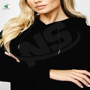 High Quality Women Tracksuit Cotton Fleece Winter Wear Custom Logo Plain <b>Hooded</b> Sweat Suit Set Wholesale Price - Product Image 3