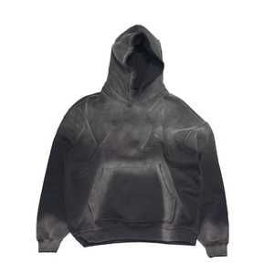 Custom Manufacturers High Quality Streetwear Heavyweight Vintage Heavyweight Sun Fad Acid Washed <b>Hoodies</b> for <b>Men</b> - Product Image 1