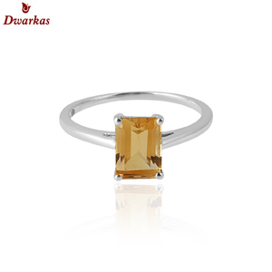 Anillo de piedras preciosas naturales de citrino natural de Plata de Ley 925 al por mayor del fabricante stock listo - Product Image 3