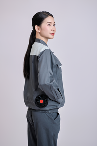 เสื้อแจ็คเก็ตทำงานแบบมองเห็นได้ชัดเจนสำหรับผู้หญิง FMF - ผ้า TC ทนทานต่อการฉีกขาด ระบายอากาศได้ดี และทนทาน ผลิตในเวียดนาม - Product Image 3