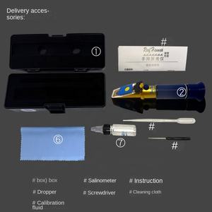 เครื่องวัดความเค็มแบบออพติคอล + เครื่องทดสอบทางทะเลแบบ ATC + ไฟปริซึม LED สำหรับทดสอบปะการังน้ำในตู้ปลา - Product Image 4