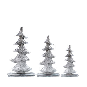 Wholesale Aluminium Maple Leaf <b>Table</b> Decor Antique Silver Finishes Customized Design Good Quality Desktop Sculptures - Product Image 5