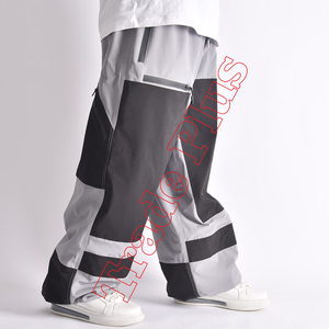 Pantalones de esquí de estilo holgado personalizados para hombre, ropa de calle impermeable y transpirable para Snowboard, a prueba de viento, con ajuste holgado de pierna ancha - Product Image 6