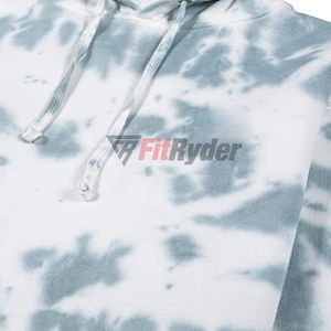 2024 unisexe coton à capuche séchage rapide respirant pull Logo personnalisé cravate teinture Style Street Wear pour l'hiver motif solide - Product Image 5