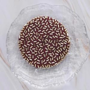 Porte-clés lumineux brodé à la main avec des perles de graines, design estival, écologique, durable, imperméable, alliage, logo personnalisé, OEM acceptable - Product Image 1