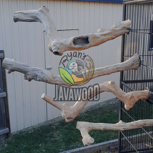 Perchoir d'oiseau d'angle taille L Cage en bois massif qui est certainement robuste et durable et de qualité supérieure en provenance d'Indonésie - Product Image 4