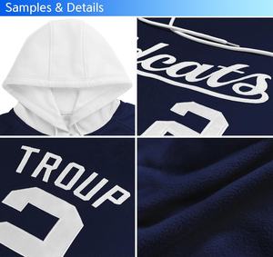 Sublimation personnalisée Pull à capuche pour homme Nom et numéro d'équipe sportive personnalisés Motif 3D Sweat-shirt de baseball - Product Image 6