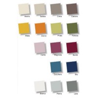 Couette légère durable Made in Italy, 100% coton percale, housse unie, couleur unie, douce, CM 180X260, HAMMERFEST, marque privée