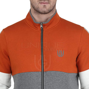 Ensemble de survêtements à fermeture éclair personnalisés pour hommes, nouveau design en coton, survêtements à fermeture éclair en vrac, prix de gros - Product Image 5