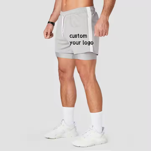 Shorts de basket-ball pour hommes en maille avec logo personnalisé, streetwear, école, polyester, grande taille, vintage, patchwork, bandana, broderie, imprimé paisley - Product Image 2