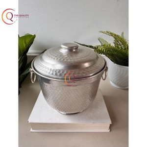 El último cubo de hielo de acero inoxidable, gran tamaño, superventas, Enfriador de hielo, Enfriador de champán de níquel brillante y productos de bar - Product Image 3