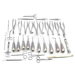 32 PCS ORAL DENTAL EXTRACCIÓN CIRUGÍA EXTRACCIÓN ELEVADORES FÓRCEPS INSTRUMENTOS SET - Product Image 1