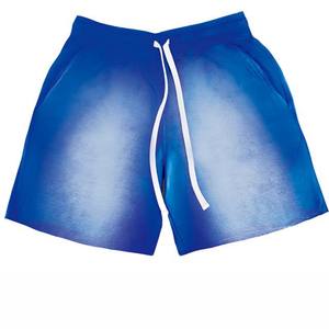 Personalizado verano ácido lavado algodón 440 Gsm cordón Vintage corto Streetwear pantalones cortos transpirables para hombres gimnasio hombres pantalones cortos - Product Image 1