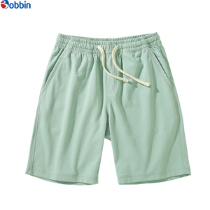 Pantalones Cortos Deportivos Casuales para Hombre, Logotipo Personalizado, Lona 100% Algodón, 160 g/m², Cintura Elástica, Secado Rápido, Transpirables, Servicio OEM Disponible - Product Image 3