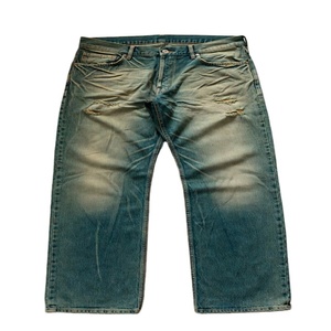 กางเกงยีนส์เดนิมทรงตรงสไตล์วินเทจสำหรับผู้ชาย ซักล้างแบบวินเทจ สำหรับฤดูใบไม้ผลิ/ฤดูร้อน |   รับผลิต/ออกแบบตามสั่ง ขายส่ง เสื้อผ้าสตรีทแวร์ฮิปฮอป ผ้าฝ้าย 100% ระบายอากาศได้ดี กันน้ำ - Product Image 6