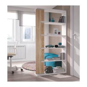 Kit Libreria Alida 90x25xh180 Bianco Rovere - Product Image 1