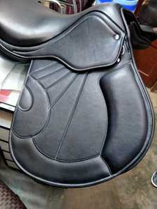 Silla de Montar Inglesa de Cuero Genuino de Fábrica Directa, Contacto Cercano, Productos de Equitación y Salto de Obstáculos de la India - Product Image 5