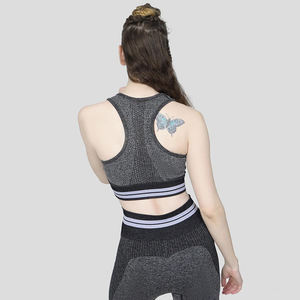 Women's Breathable High Support <b>Racerback</b> <b>Sports</b> <b>Bra</b> | Custom Fitness & Yoga <b>Bra</b> Front Logo | OEM/ODM Activewear Manufacturer - Product Image 4