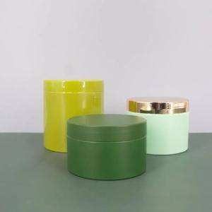 Frascos de crema de HDPE de 50ml y 100ml con diseño personalizado de muestra gratis, envases cosméticos de plástico con tapas de base de color patrón - Product Image 6