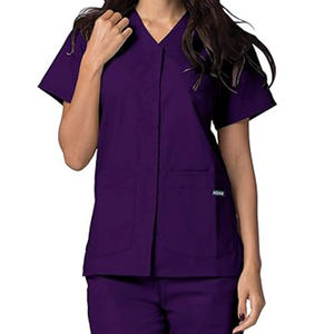 Venta al por mayor de uniformes médicos de algodón y poliéster para enfermería Hospital - Top para hombres y mujeres - Product Image 1