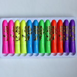 Juego de pintura facial luminosa de 6 colores, fiesta, evento de Halloween, accesorios de maquillaje, crayones lavables DIY - Product Image 4