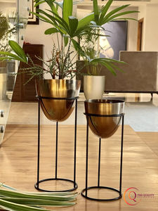 Jardinières en fer sur mesure de vente chaude adaptées aux magasins de décoration de la maison vase à plantes - Product Image 3