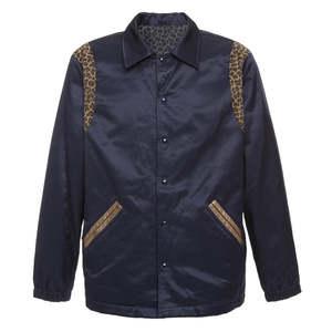 OEM personalizado satén Varsity chaquetas con bordado contraste acanalado Stand Collar lona bombardero venta al por mayor chaqueta de seda para los hombres - Product Image 4