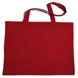 OEM personalizado ecológico 100% algodón lienzo bolso de mano señora moda estilo Vintage reutilizable Logo impreso en blanco Calico sólido compras - Product Image 1