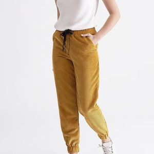 กางเกงขายาวสำหรับผู้หญิงกางเกงวอร์มลำลองสำหรับใส่ในชีวิตประจำวันกางเกงโยคะผ้าคอตตอน100% แห้งเร็วยาวถึงข้อเท้าเต็มตัว - Product Image 4