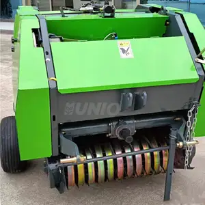 Pto gabungan jagung Silage mesin kemasan pemanen traktor mesin pemotong rumput penghancur Mini bulat Haybaler 850,870,1070,1090